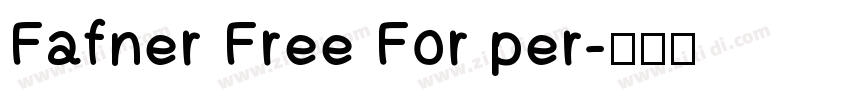 Fafner Free For per字体转换
